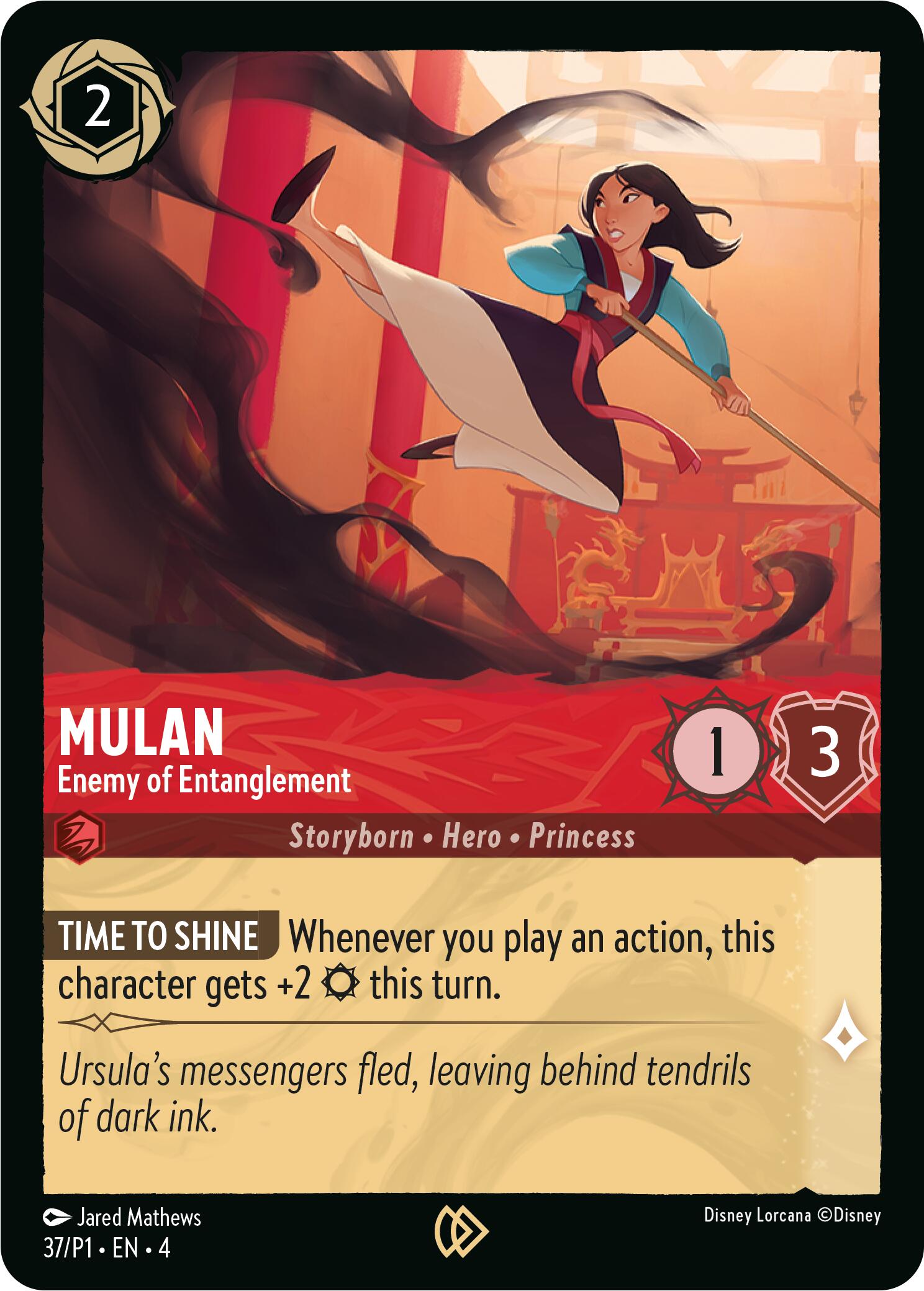 Mulan - Enemy of Entanglement (37) [Promo Cards] | Gamers Paradise