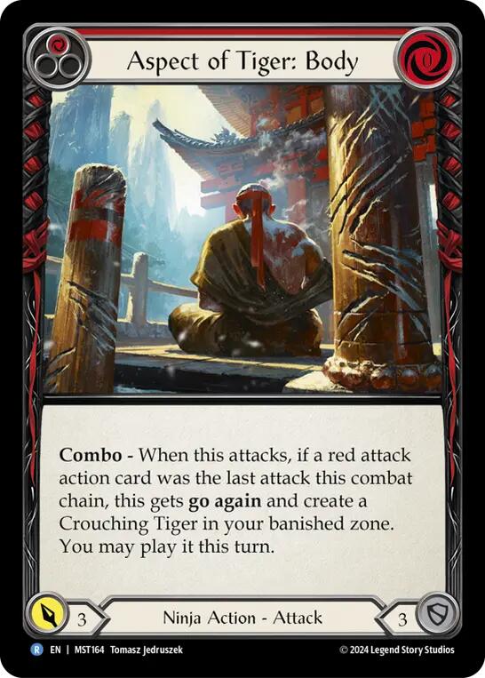 Aspect of Tiger: Body [MST164] (Part the Mistveil)  Rainbow Foil | Gamers Paradise