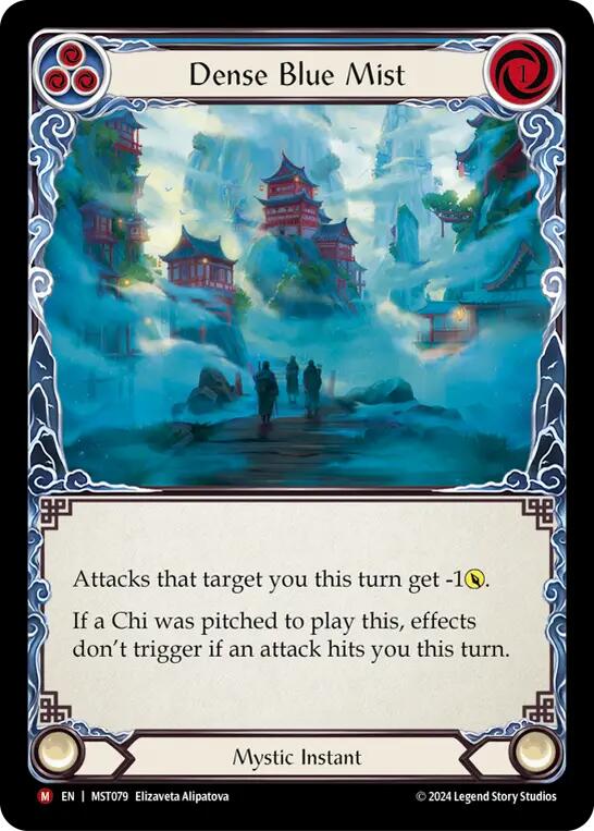 Dense Blue Mist [MST079] (Part the Mistveil)  Rainbow Foil | Gamers Paradise