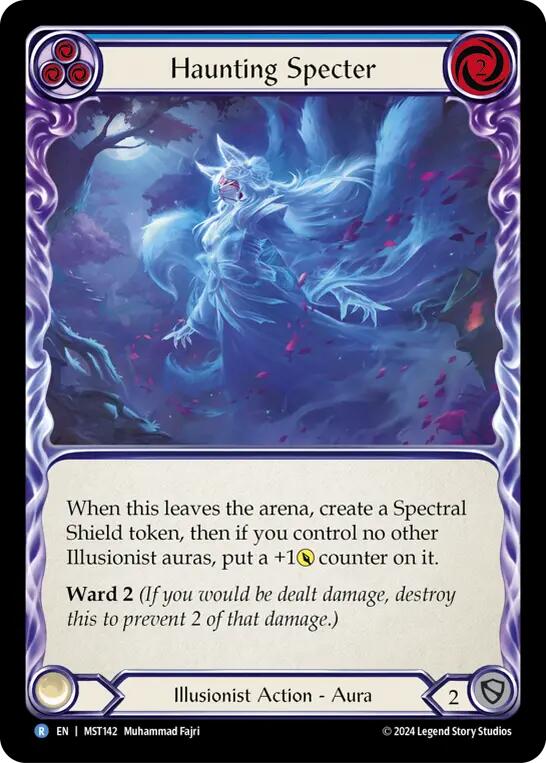 Haunting Specter (Blue) [MST142] (Part the Mistveil) | Gamers Paradise