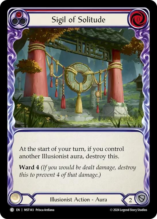 Sigil of Solitude (Red) [MST143] (Part the Mistveil) | Gamers Paradise