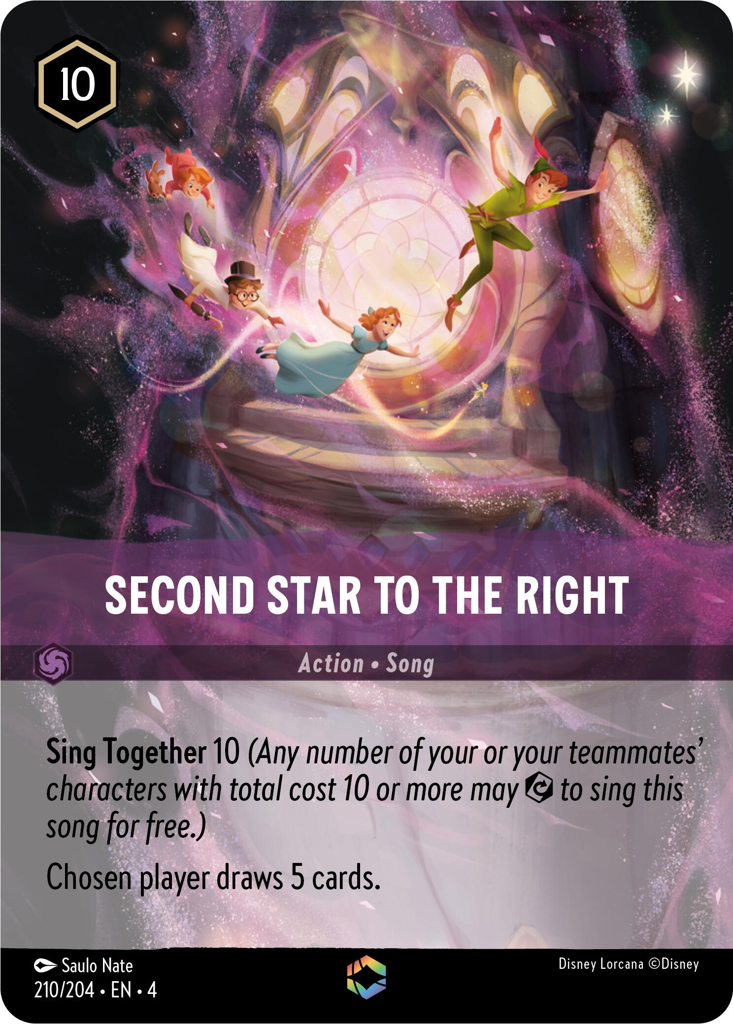 Second Star to the Right (Enchanted) (210/204) [Ursula's Return] | Gamers Paradise