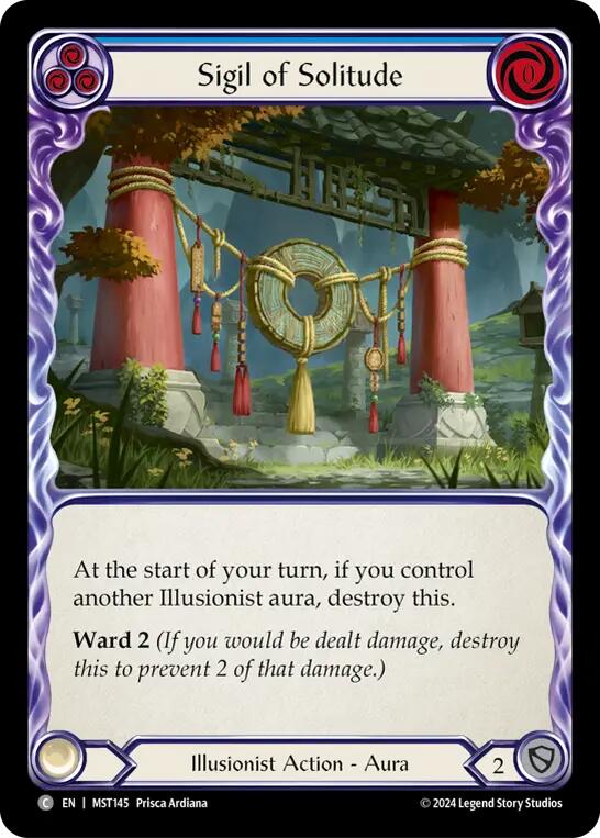 Sigil of Solitude (Blue) [MST145] (Part the Mistveil) | Gamers Paradise