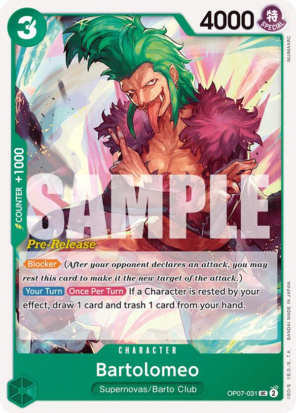 Bartolomeo [500 Years in the Future Pre-Release Cards] | Gamers Paradise