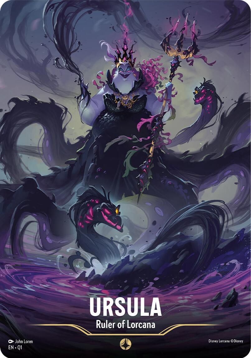 Ursula - Ruler of Lorcana (Oversized) [Illumineer's Quest: Deep Trouble] | Gamers Paradise