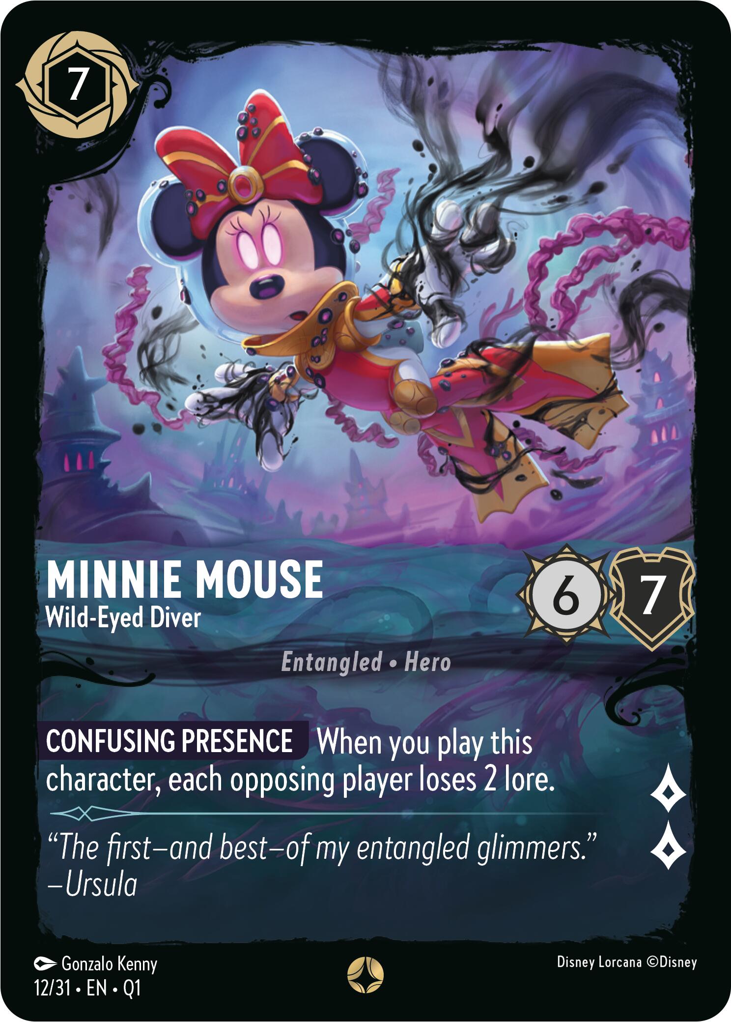 Minnie Mouse - Wild-Eyed Diver (12/31) [Illumineer's Quest: Deep Trouble] | Gamers Paradise