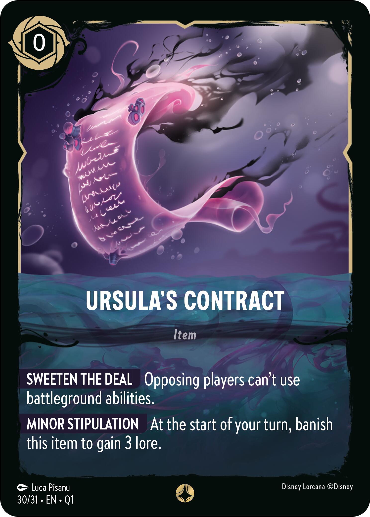 Ursula's Contract (30/31) [Illumineer's Quest: Deep Trouble] | Gamers Paradise
