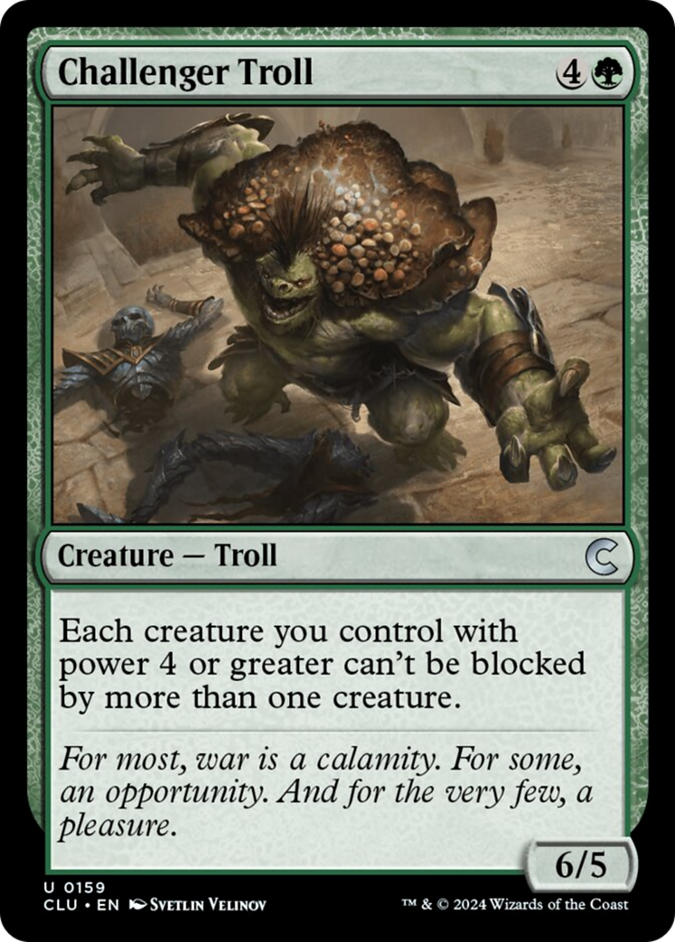 Challenger Troll [Ravnica: Clue Edition] | Gamers Paradise