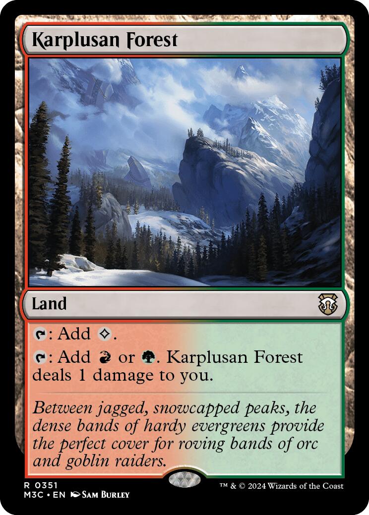 Karplusan Forest [Modern Horizons 3 Commander] | Gamers Paradise