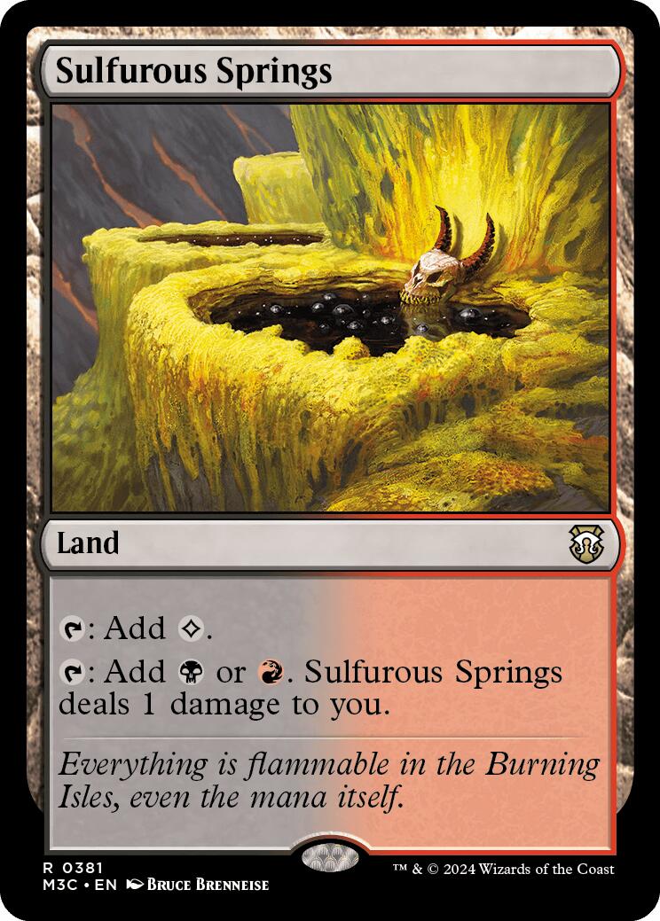 Sulfurous Springs [Modern Horizons 3 Commander] | Gamers Paradise