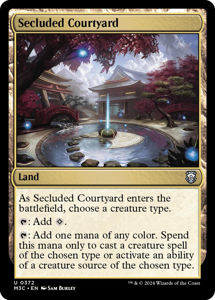 Secluded Courtyard [Modern Horizons 3 Commander] | Gamers Paradise