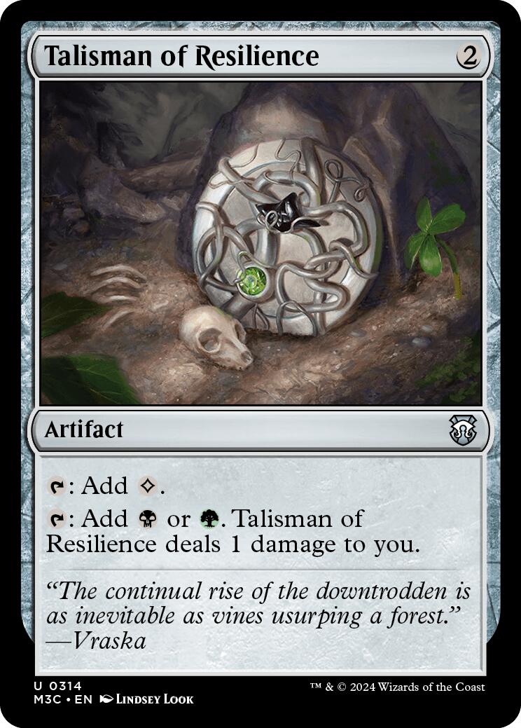Talisman of Resilience [Modern Horizons 3 Commander] | Gamers Paradise