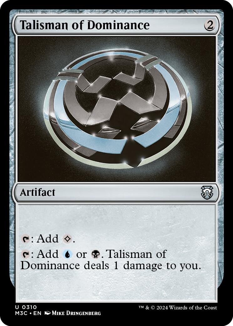 Talisman of Dominance [Modern Horizons 3 Commander] | Gamers Paradise
