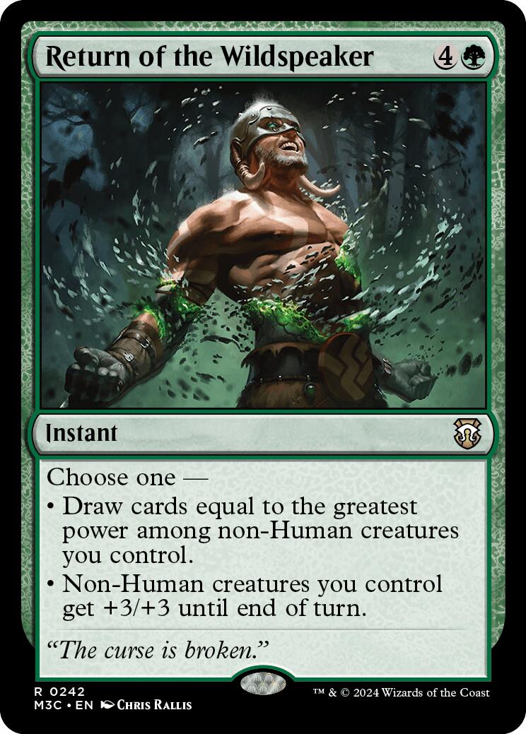 Return of the Wildspeaker [Modern Horizons 3 Commander] | Gamers Paradise