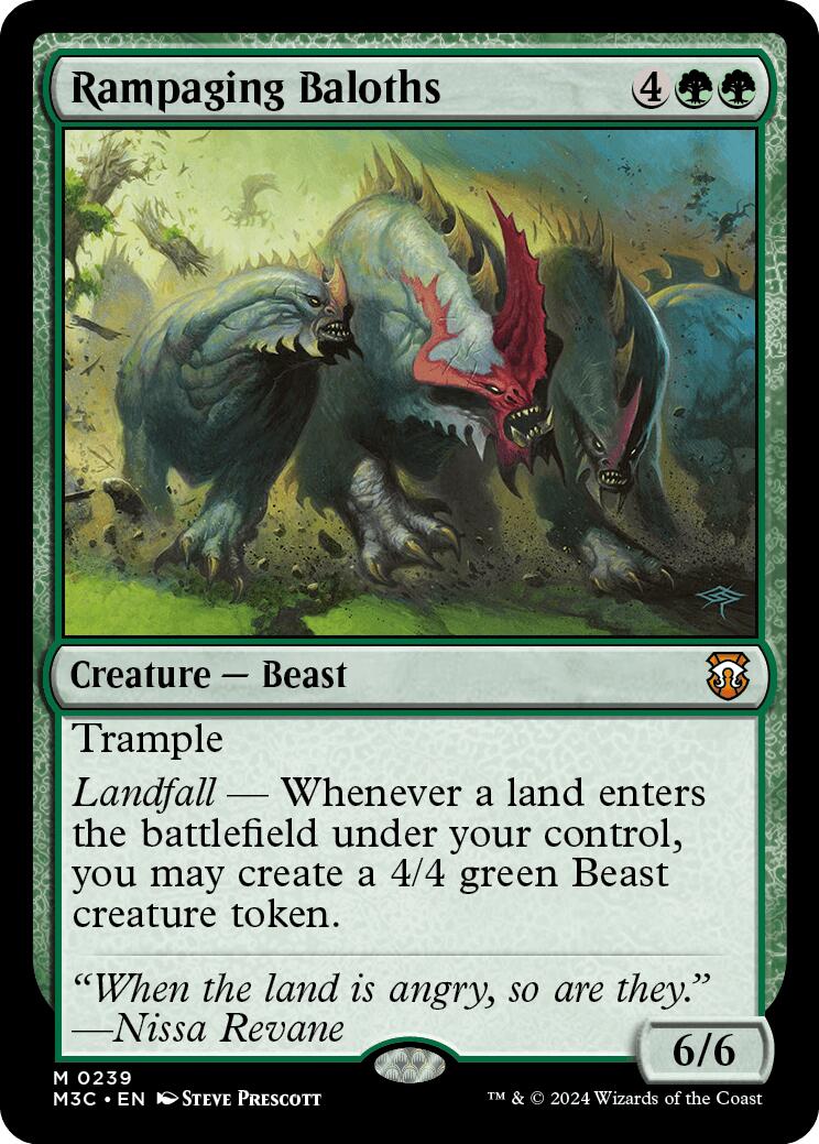 Rampaging Baloths [Modern Horizons 3 Commander] | Gamers Paradise