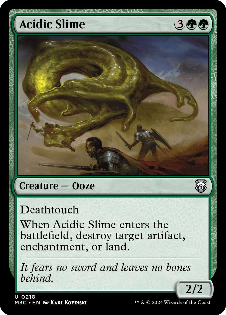 Acidic Slime [Modern Horizons 3 Commander] | Gamers Paradise