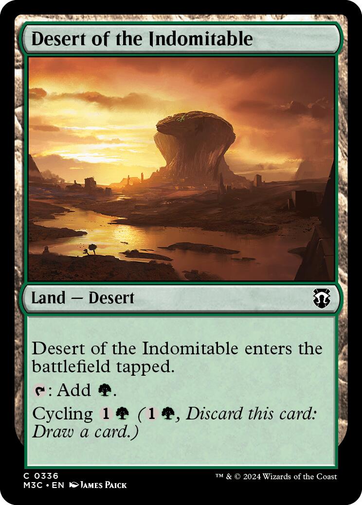 Desert of the Indomitable [Modern Horizons 3 Commander] | Gamers Paradise