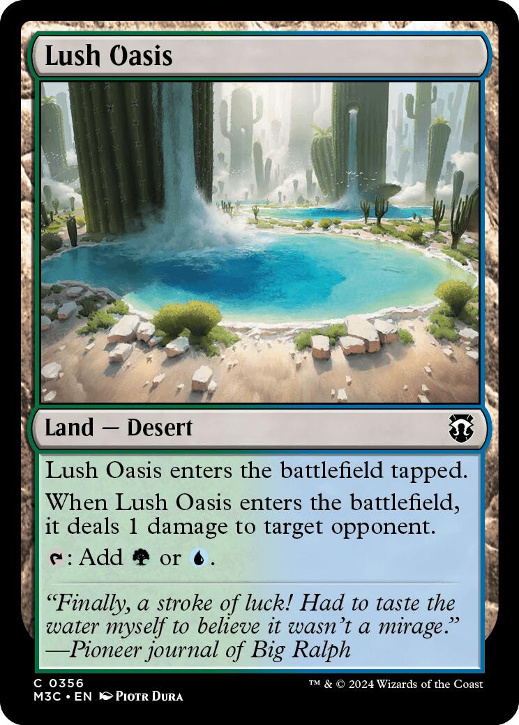 Lush Oasis [Modern Horizons 3 Commander] | Gamers Paradise