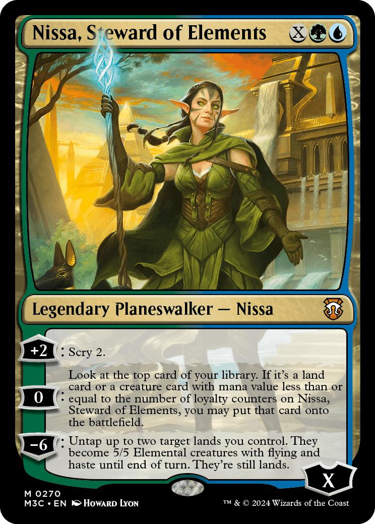 Nissa, Steward of Elements [Modern Horizons 3 Commander] | Gamers Paradise