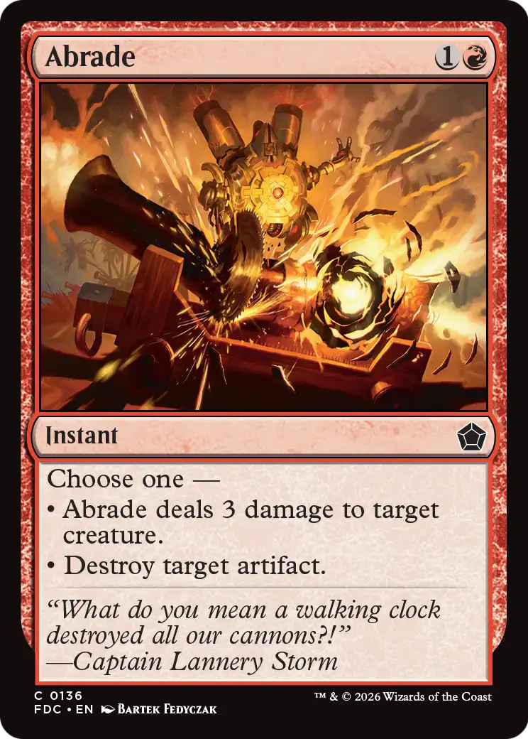 Abrade [Foundations Commander] | Gamers Paradise