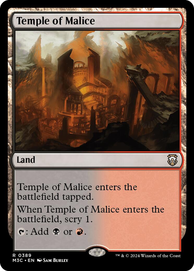 Temple of Malice [Modern Horizons 3 Commander] | Gamers Paradise