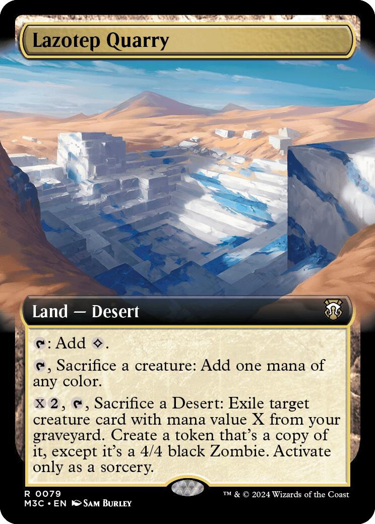 Lazotep Quarry (Extended Art) (Ripple Foil) [Modern Horizons 3 Commander] | Gamers Paradise