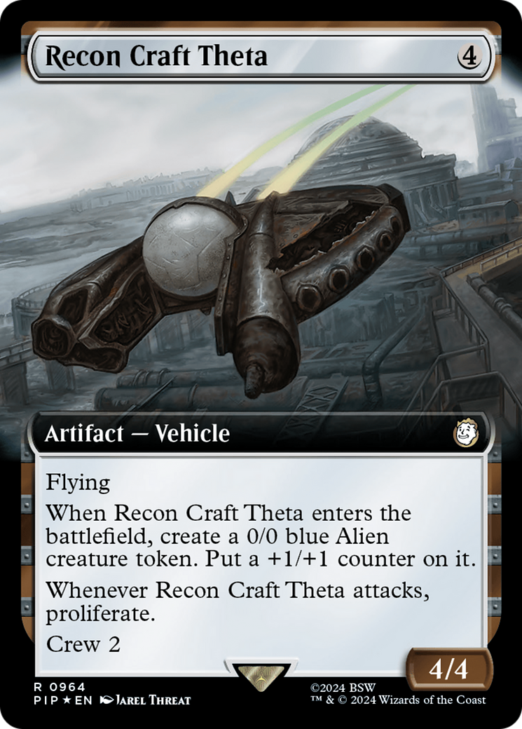 Recon Craft Theta (Extended Art) (Surge Foil) [Fallout] | Gamers Paradise