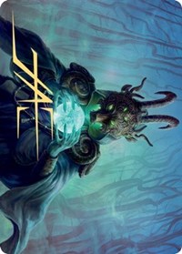 Masked Vandal Art Card (Gold-Stamped Signature) [Kaldheim Art Series] | Gamers Paradise