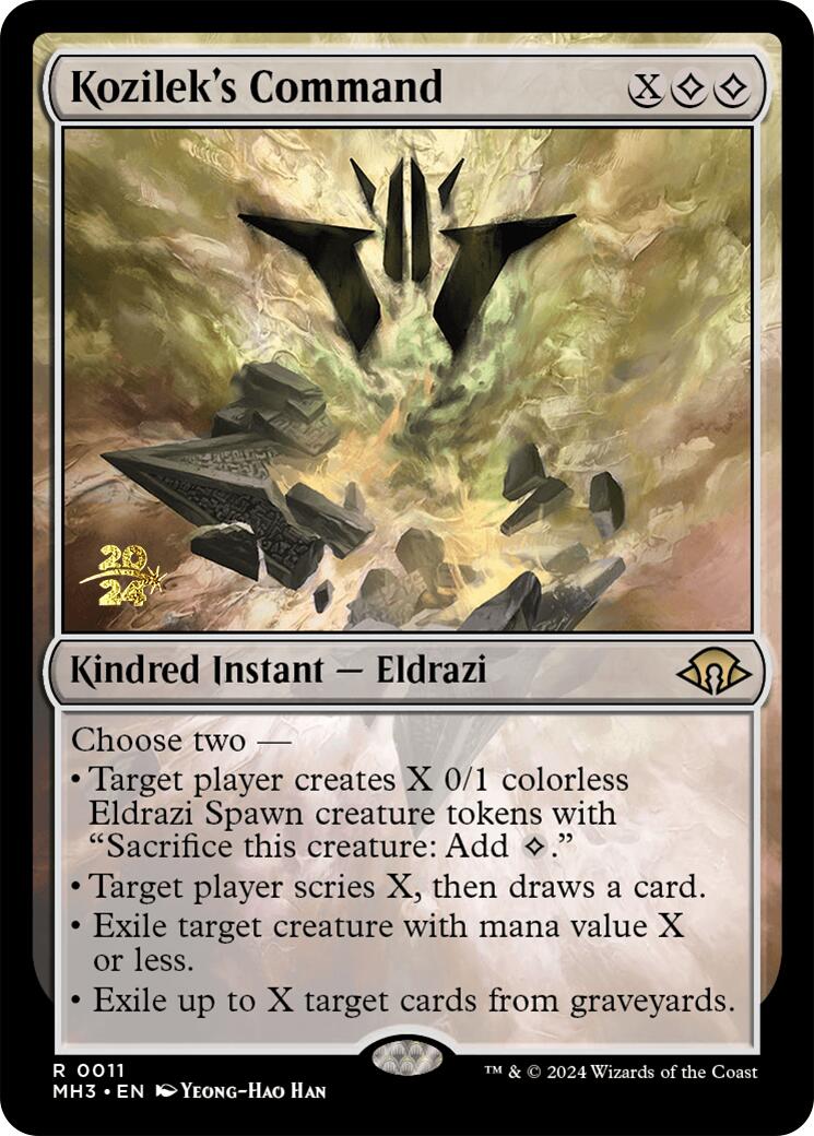 Kozilek's Command [Modern Horizons 3 Prerelease Promos] | Gamers Paradise