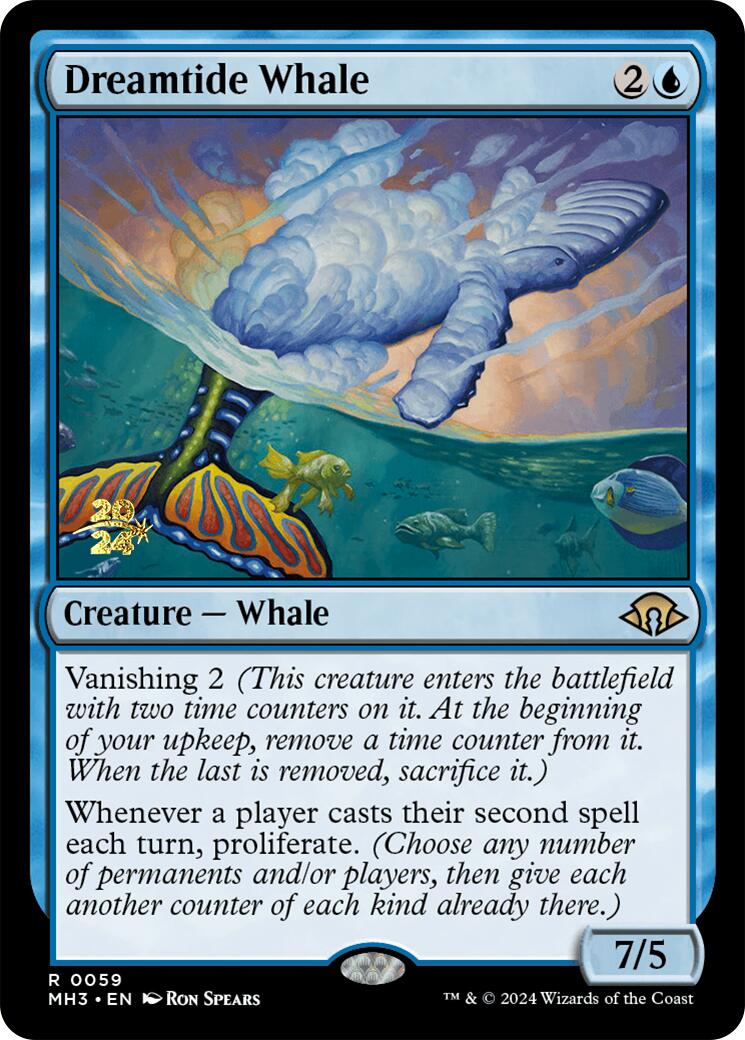 Dreamtide Whale [Modern Horizons 3 Prerelease Promos] | Gamers Paradise
