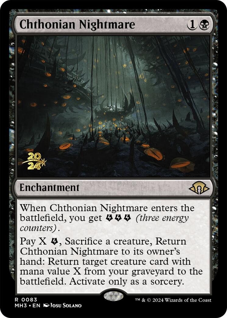 Chthonian Nightmare [Modern Horizons 3 Prerelease Promos] | Gamers Paradise