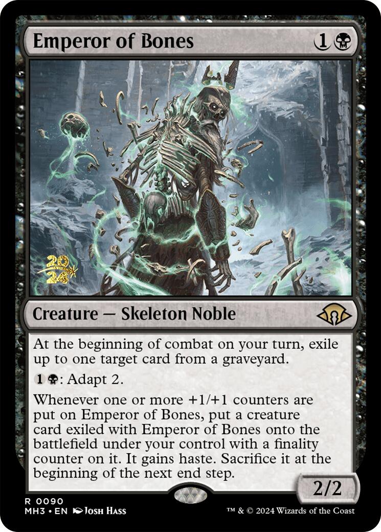 Emperor of Bones [Modern Horizons 3 Prerelease Promos] | Gamers Paradise