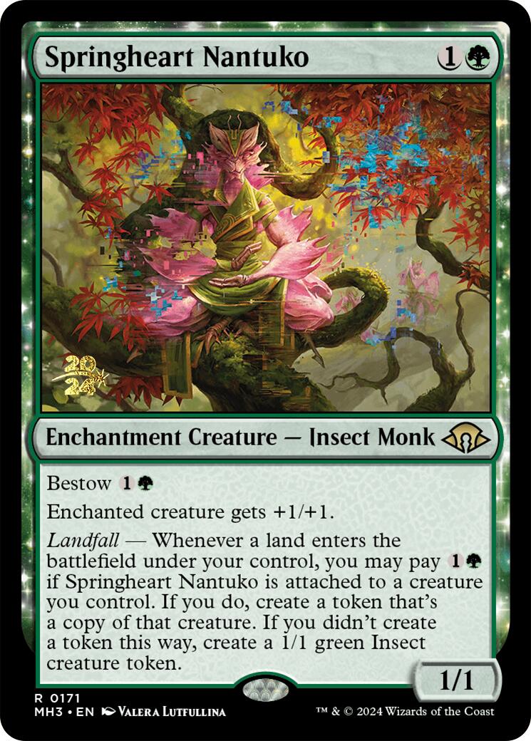 Springheart Nantuko [Modern Horizons 3 Prerelease Promos] | Gamers Paradise