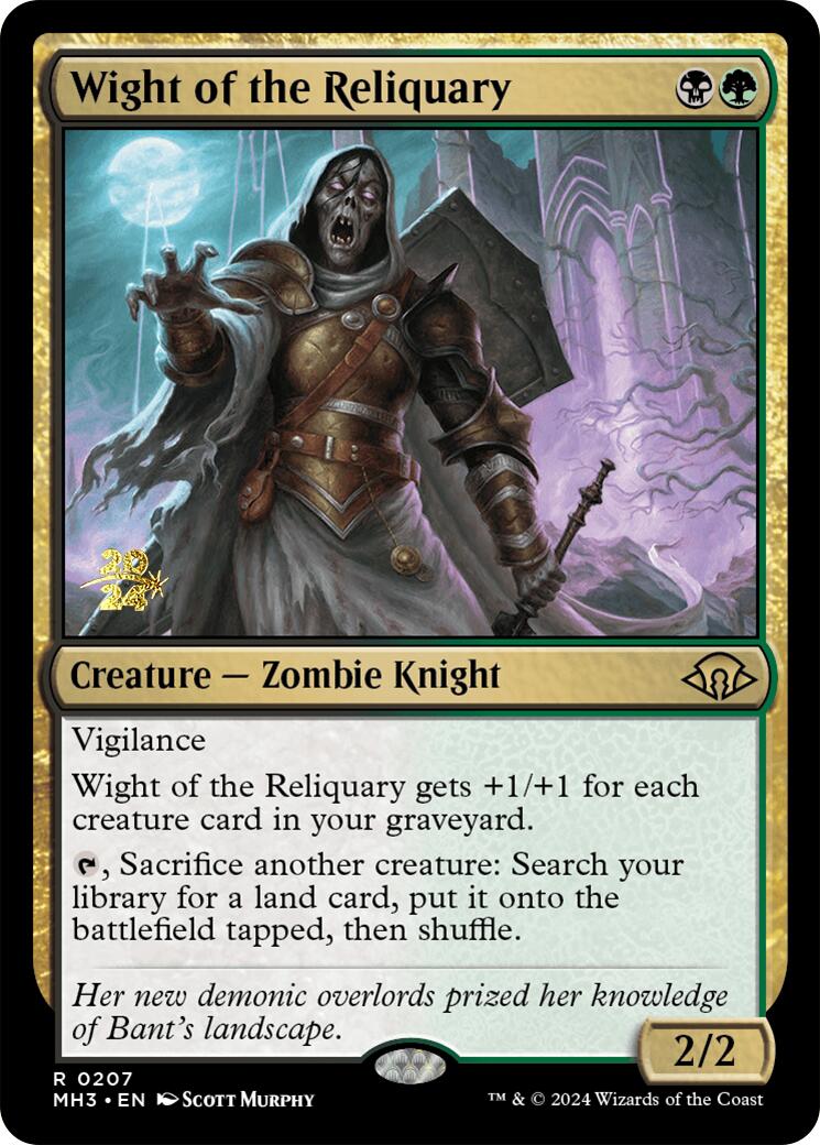 Wight of the Reliquary [Modern Horizons 3 Prerelease Promos] | Gamers Paradise
