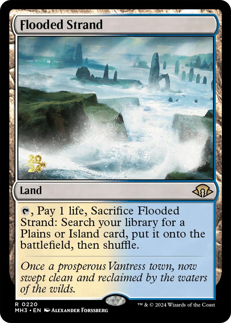 Flooded Strand [Modern Horizons 3 Prerelease Promos] | Gamers Paradise
