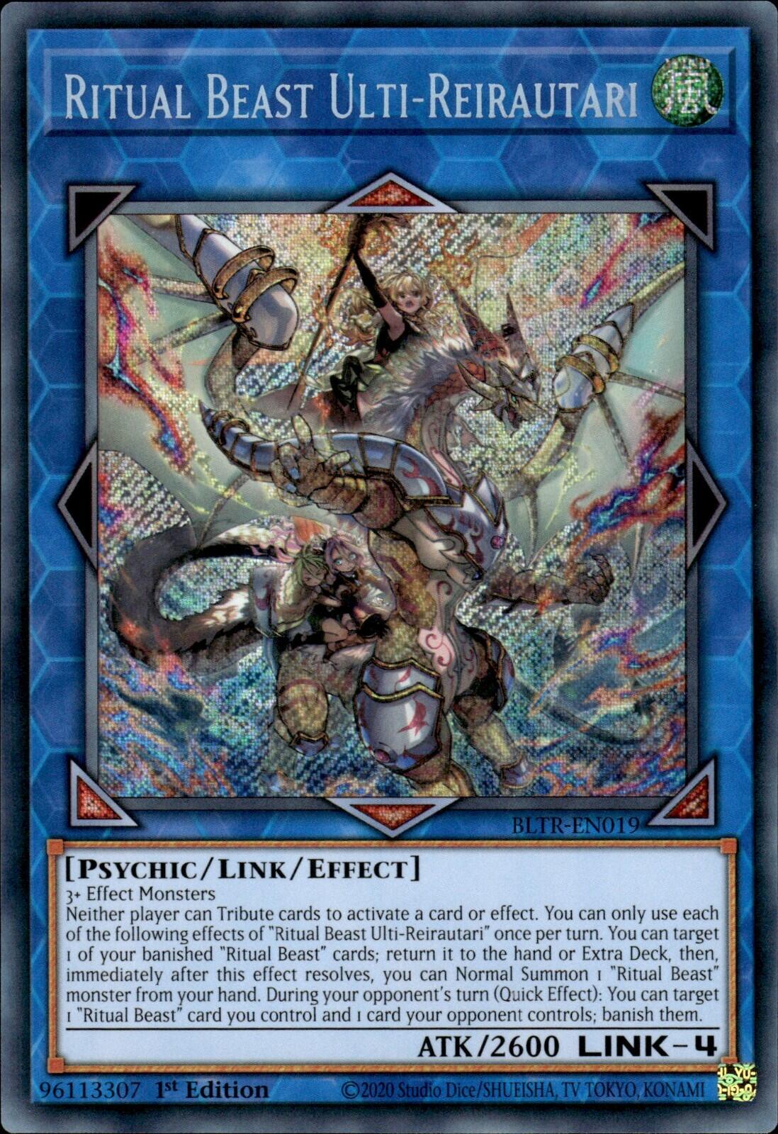 Ritual Beast Ulti-Reirautari [BLTR-EN019] Secret Rare | Gamers Paradise