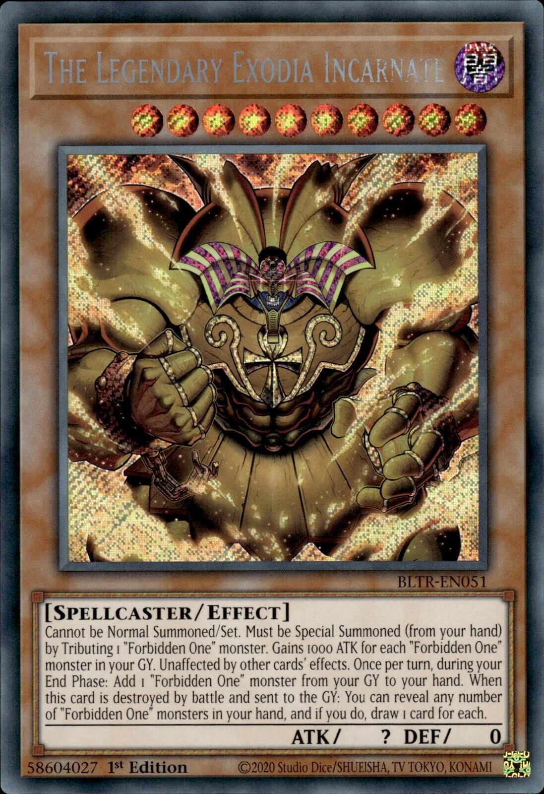 The Legendary Exodia Incarnate [BLTR-EN051] Secret Rare | Gamers Paradise