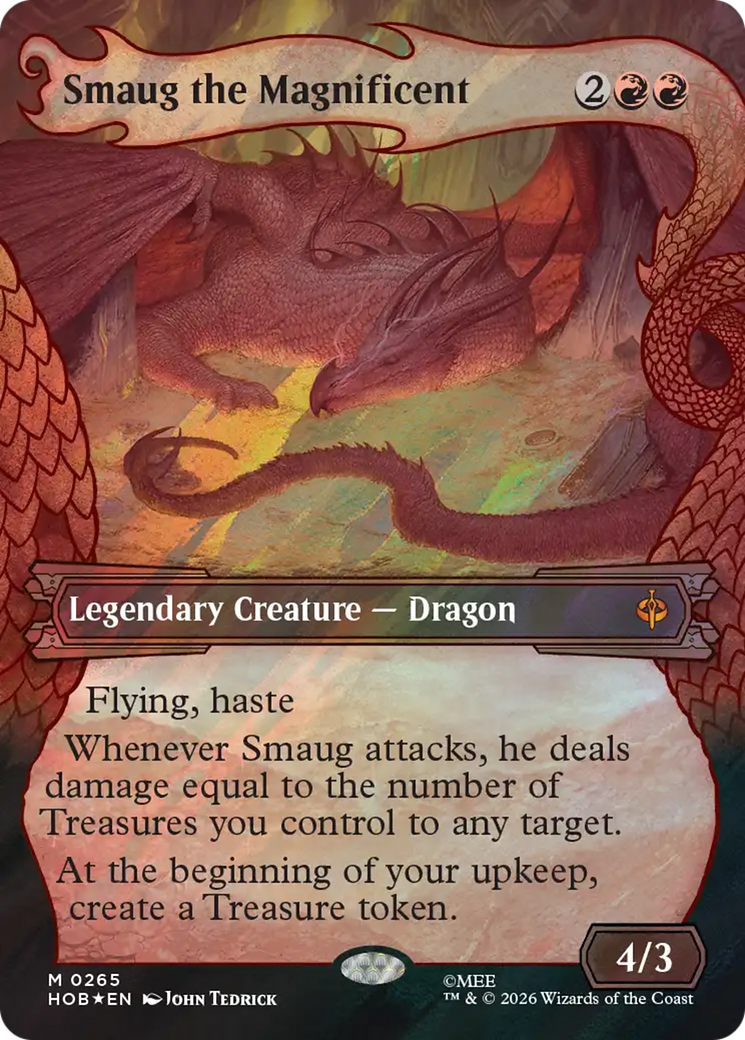 Smaug the Magnificent (Showcase) (Surge Foil) [The Hobbit] | Gamers Paradise