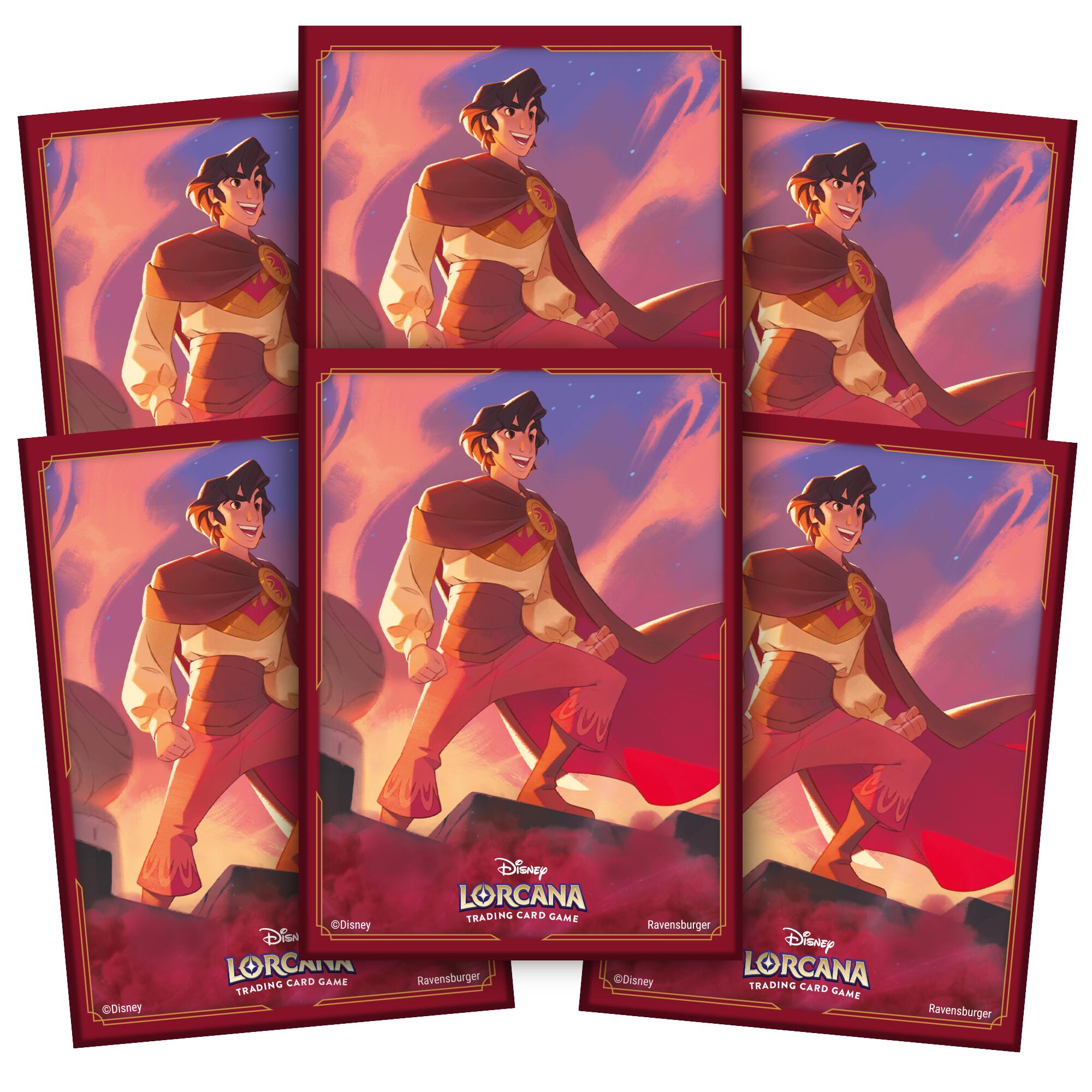 Disney Lorcana: Card Sleeves (Aladdin - Heroic Outlaw / 65-Pack) | Gamers Paradise