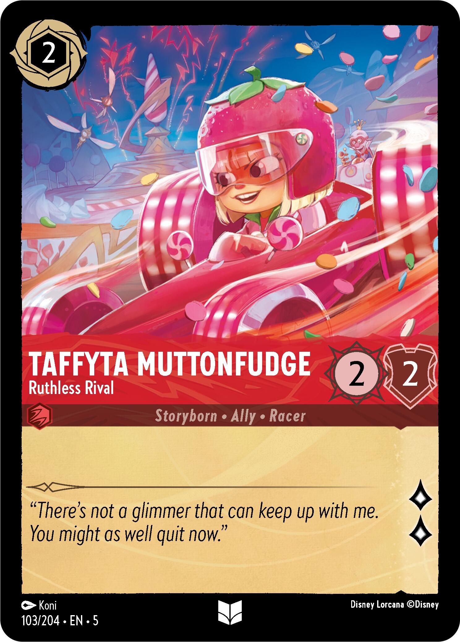 Taffyta Muttonfudge - Ruthless Rival (103/204) [Shimmering Skies] | Gamers Paradise