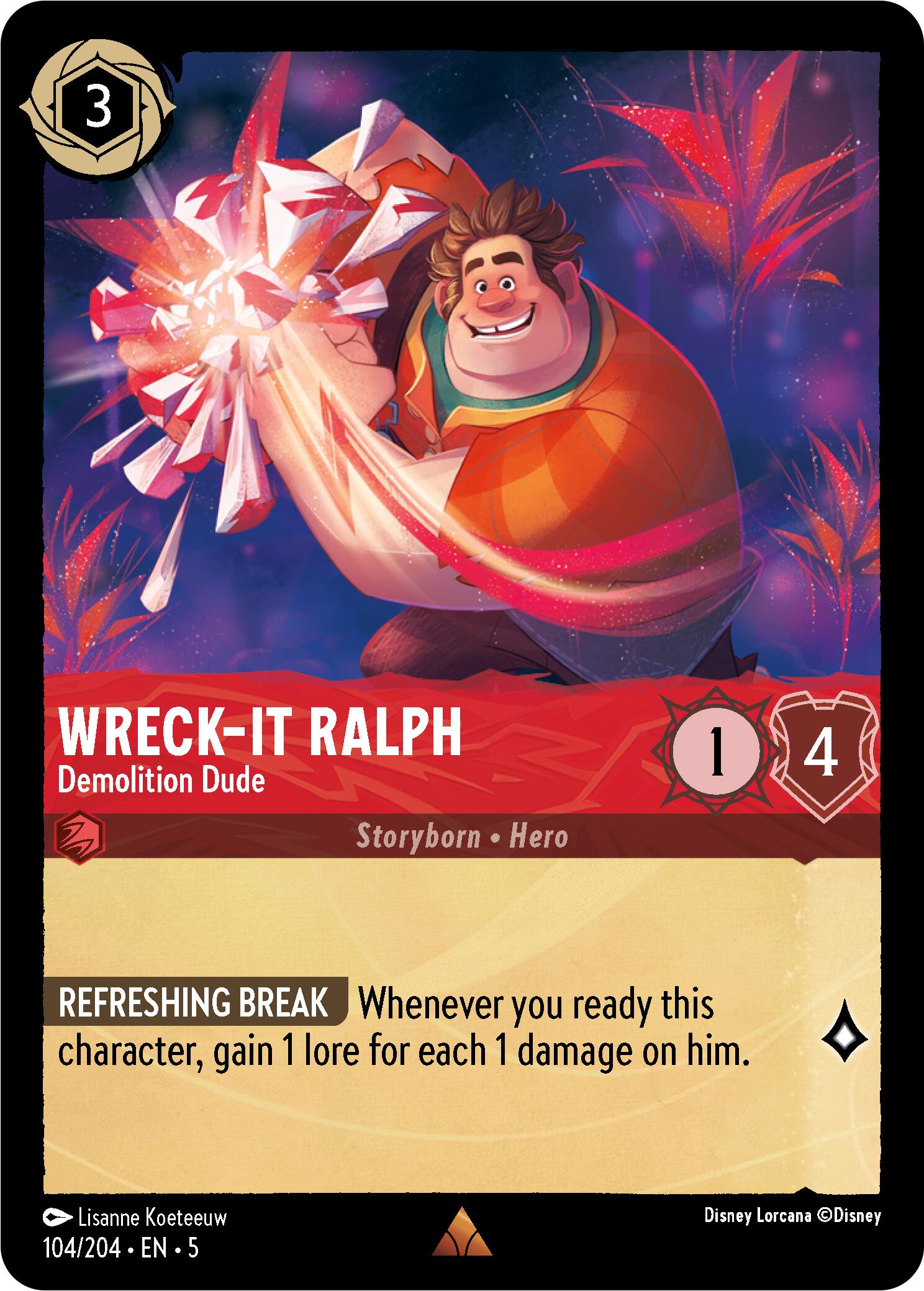 Wreck-It Ralph - Demolition Dude (104/204) [Shimmering Skies] | Gamers Paradise