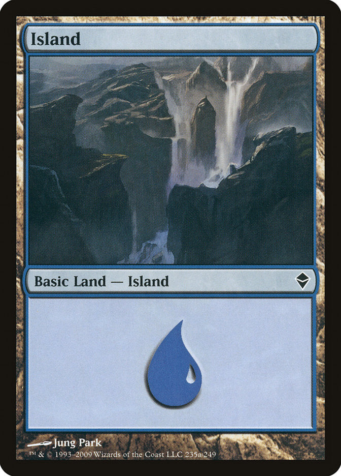 Island (235a) [Zendikar] | Gamers Paradise