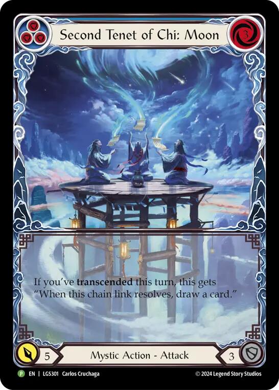 Second Tenet of Chi: Moon [LGS301] (Promo)  Rainbow Foil | Gamers Paradise