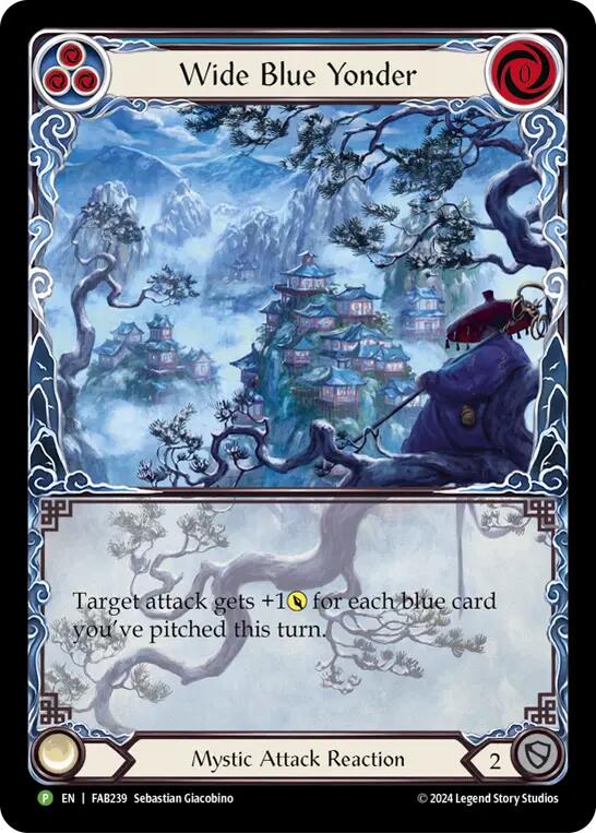 Wide Blue Yonder [FAB239] (Promo)  Rainbow Foil | Gamers Paradise