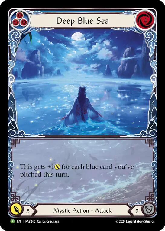 Deep Blue Sea [FAB240] (Promo)  Rainbow Foil | Gamers Paradise