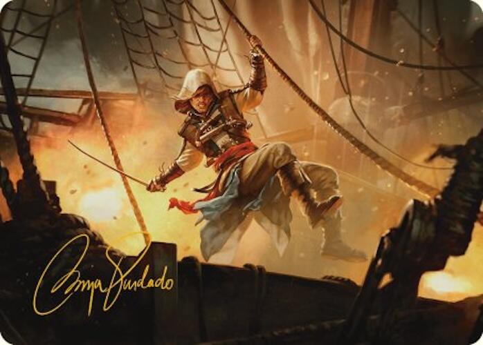 Edward Kenway Art Card (Gold-Stamped Signature) [Assassin's Creed Art Series] | Gamers Paradise