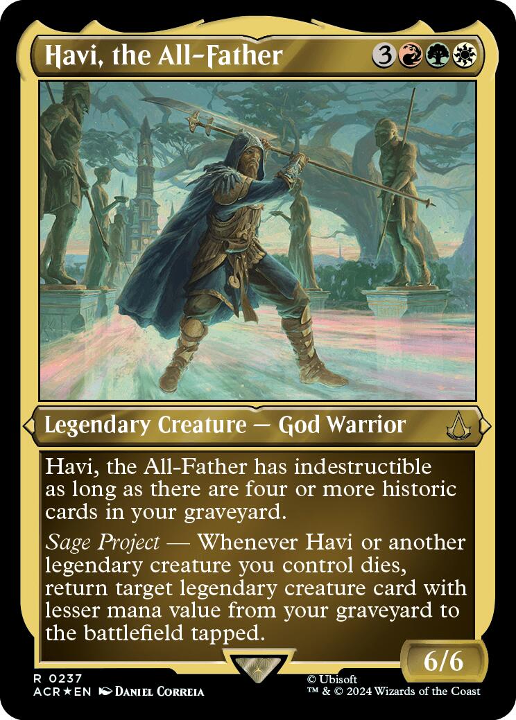 Havi, the All-Father (Foil Etched) [Assassin's Creed] | Gamers Paradise