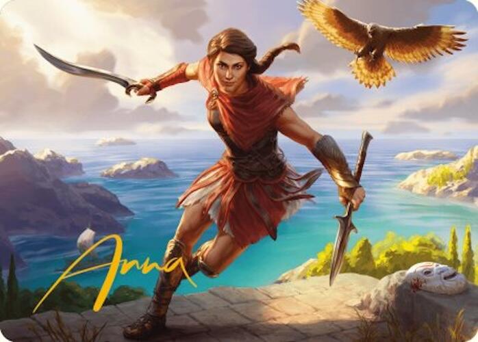 Kassandra, Eagle Bearer Art Card (Gold-Stamped Signature) [Assassin's Creed Art Series] | Gamers Paradise