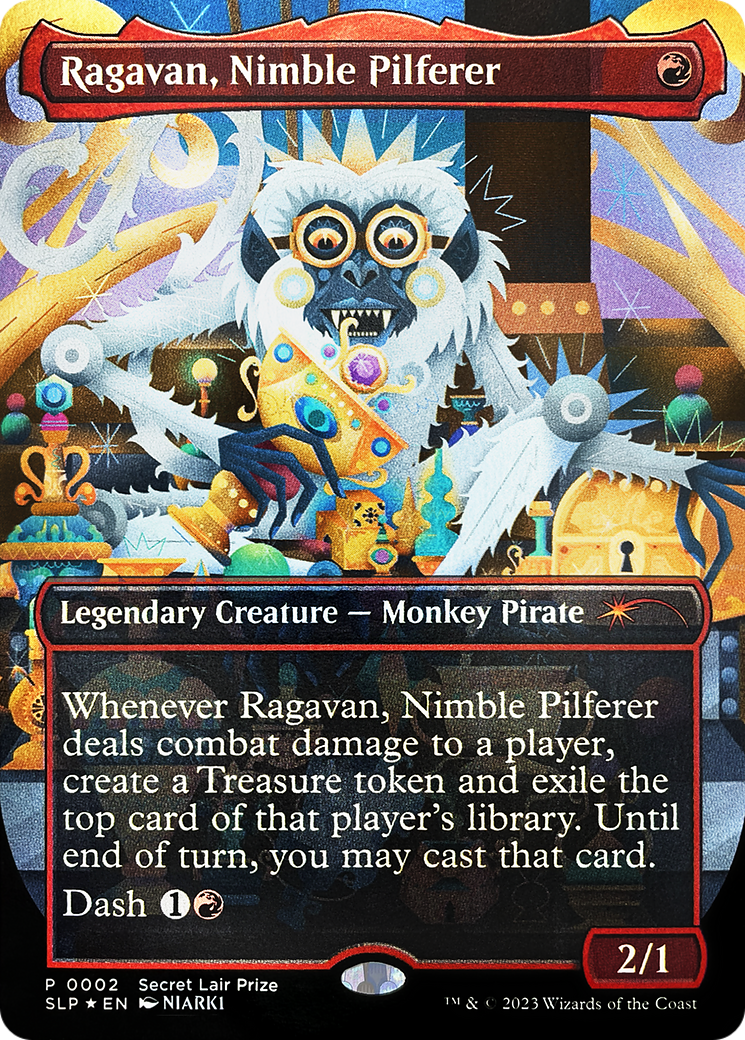 Ragavan, Nimble Pilferer (Borderless) [Secret Lair Showdown] | Gamers Paradise