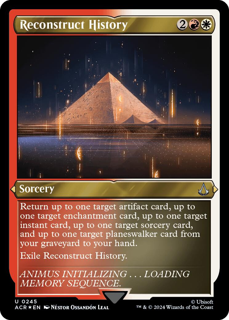 Reconstruct History (Foil Etched) [Assassin's Creed] | Gamers Paradise